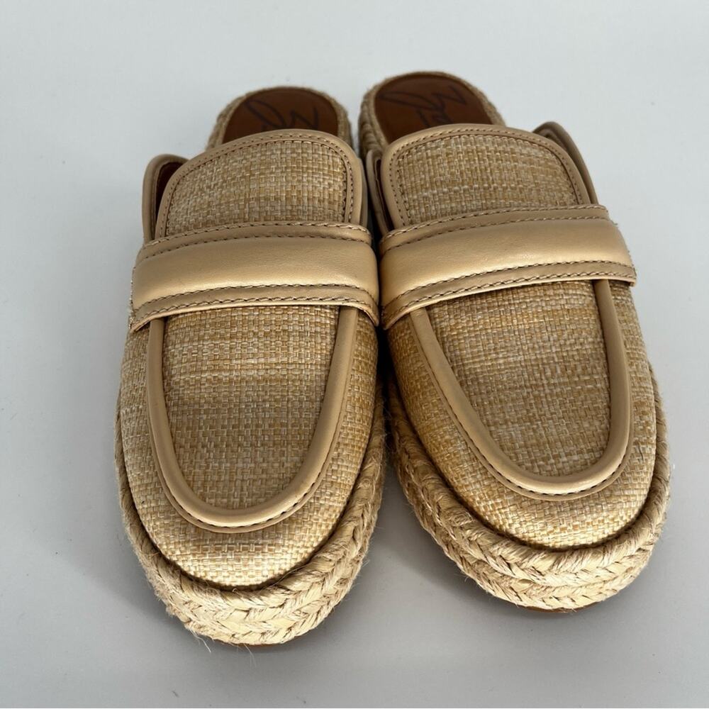 Zodiac Gizelle Espadrille Platform Mules natural beige NWOB - 10 - Picture 7 of 11